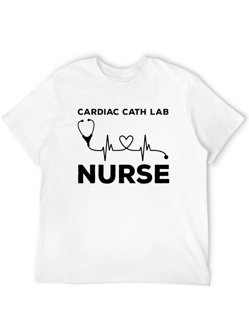 Cardiac Cath Lab Nurse Black T-Shirt