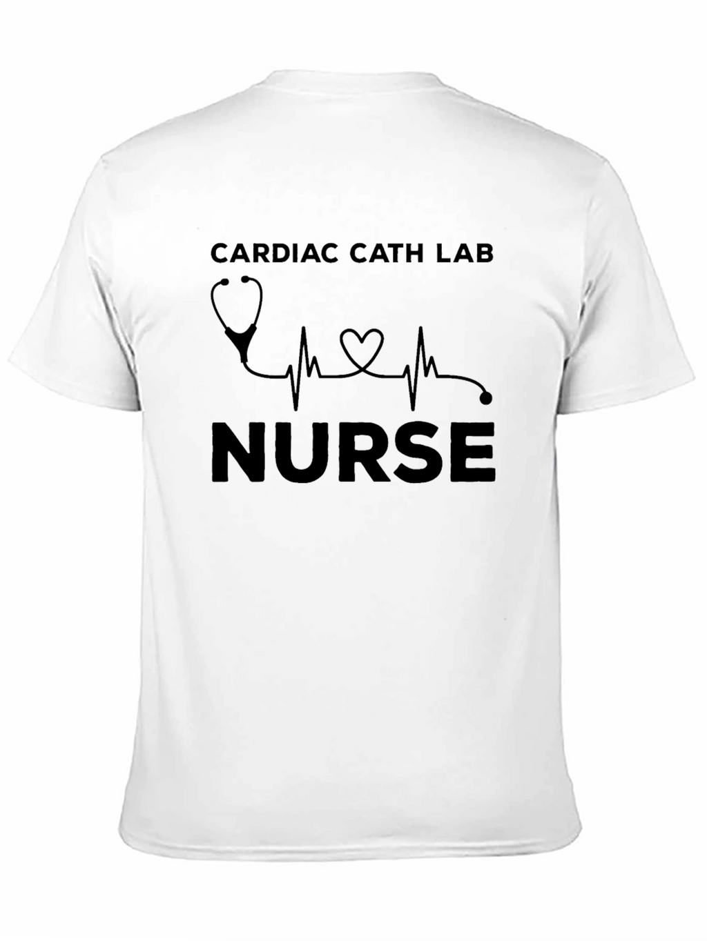 Cardiac Cath Lab Nurse Black T-Shirt