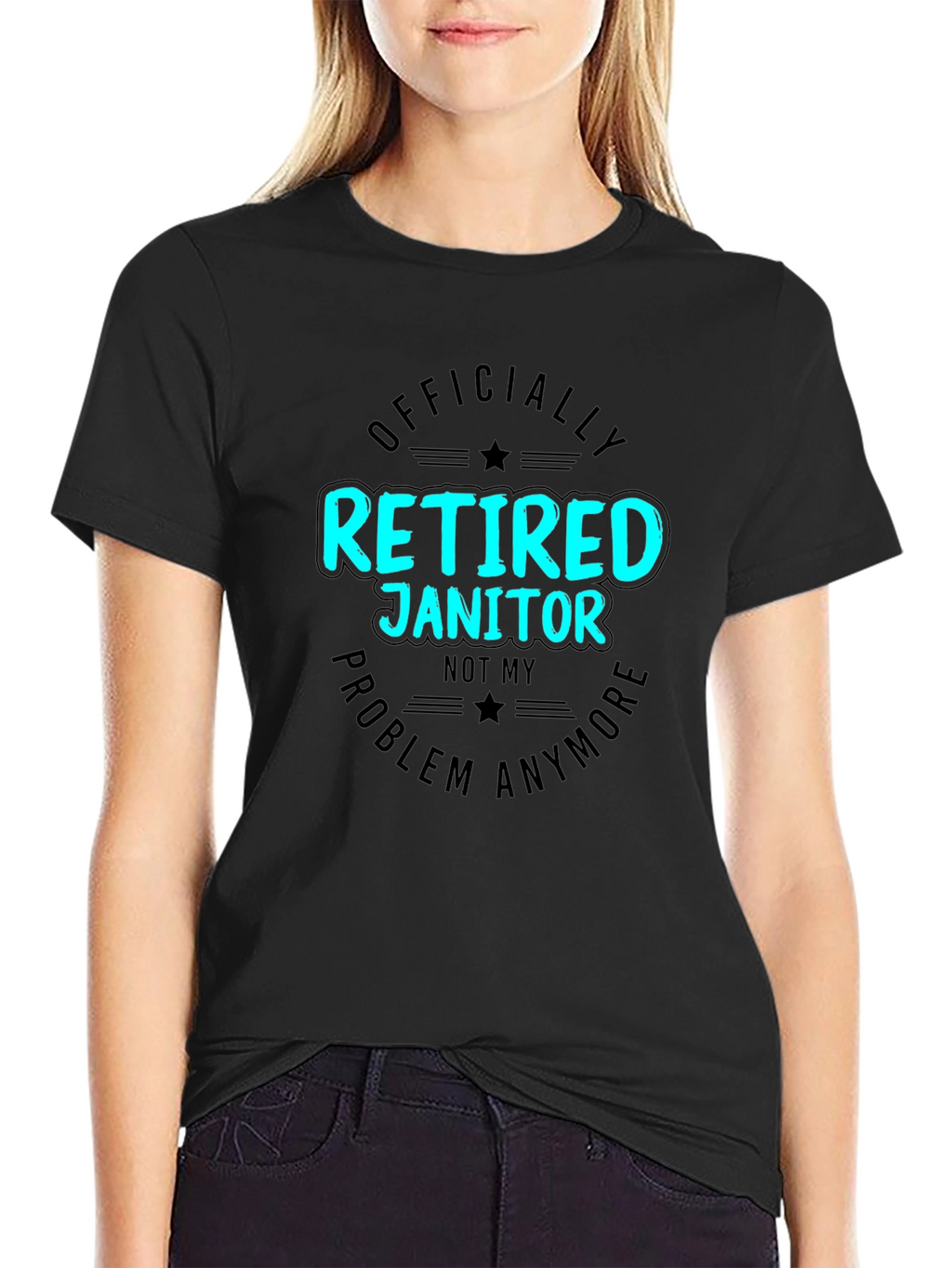 Retired Janitor T-Shirt Funny Retirement Gift