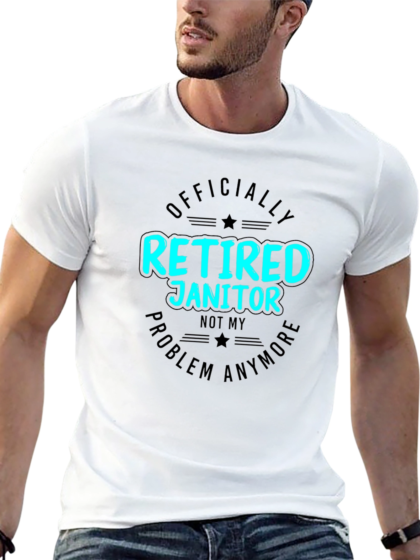 Retired Janitor T-Shirt Funny Retirement Gift