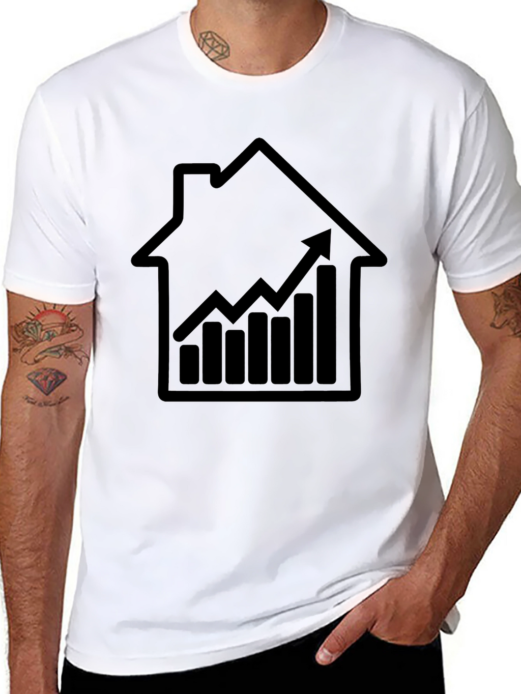Real Estate Investor Black T-Shirt