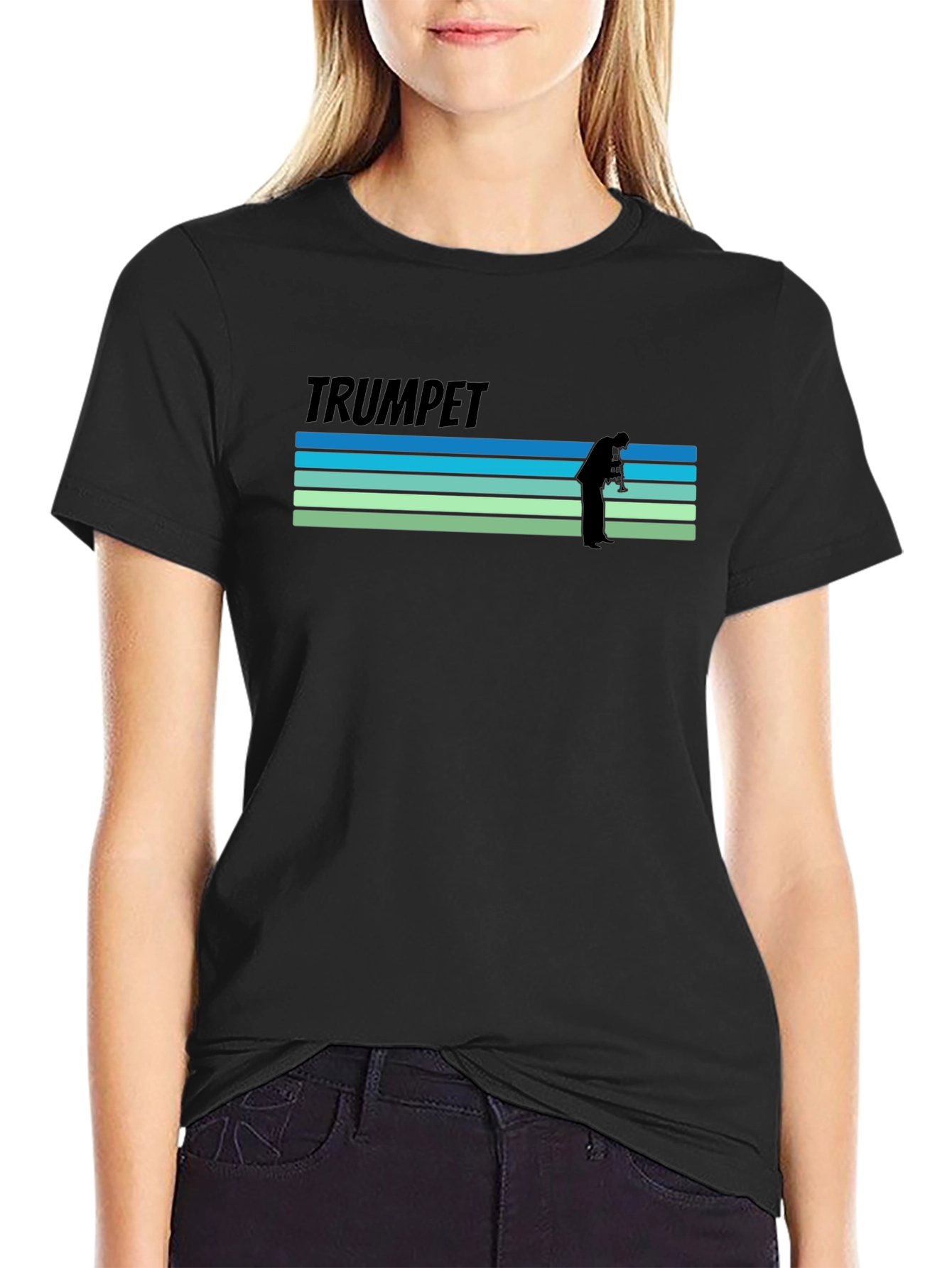 Trumpet Retro Band T-Shirt