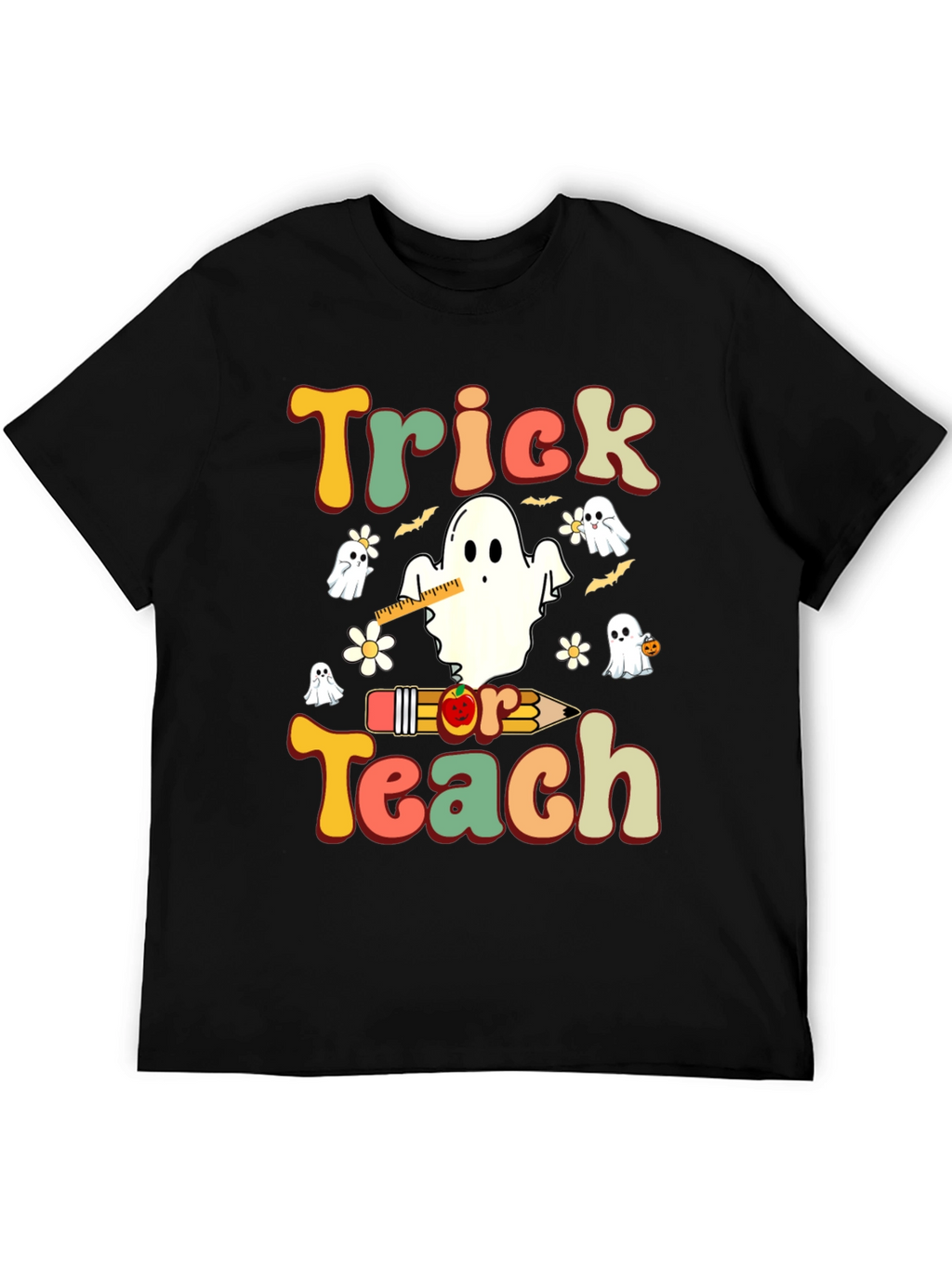 Trick or Teach Halloween Teacher T-Shirt