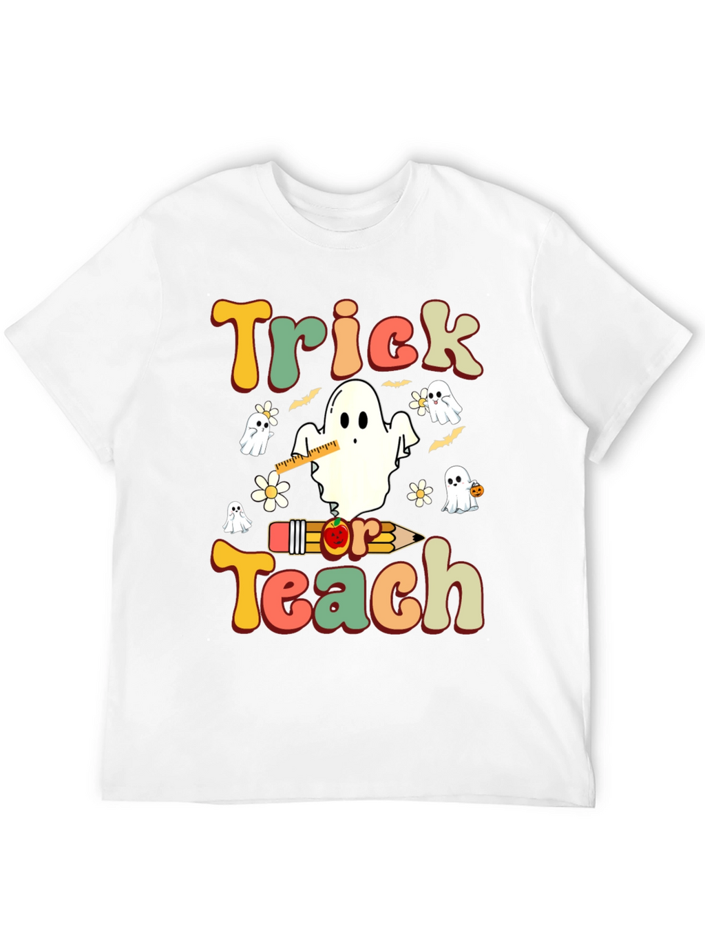 Trick or Teach Halloween Teacher T-Shirt