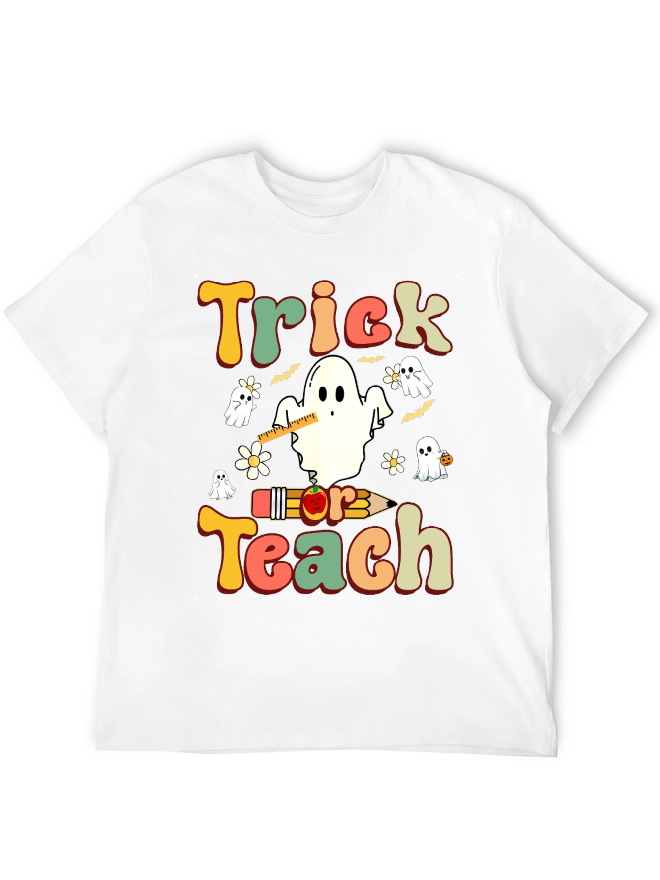 Trick or Teach Halloween Teacher T-Shirt