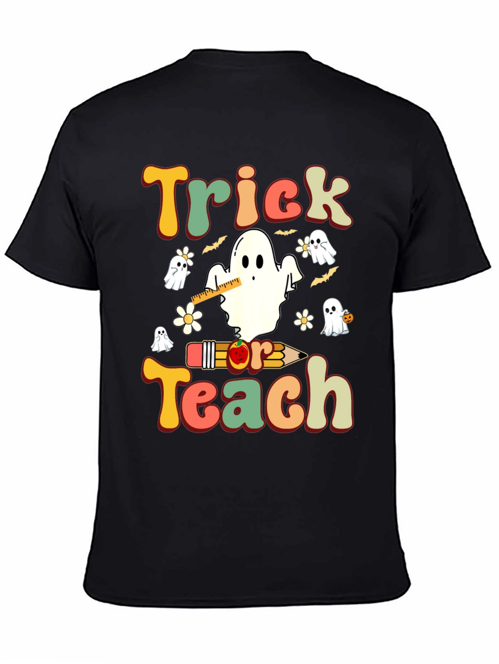 Trick or Teach Halloween Teacher T-Shirt