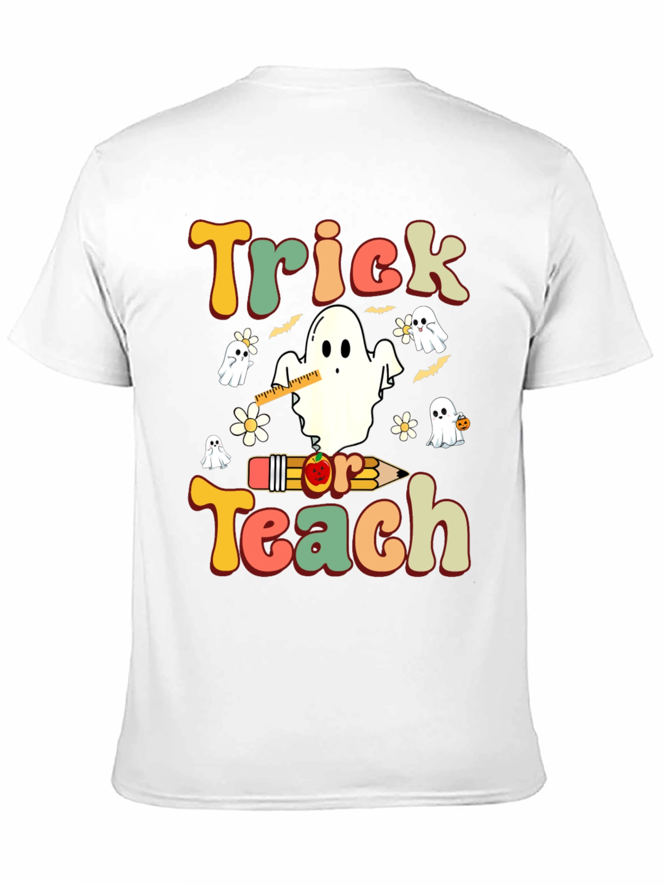 Trick or Teach Halloween Teacher T-Shirt
