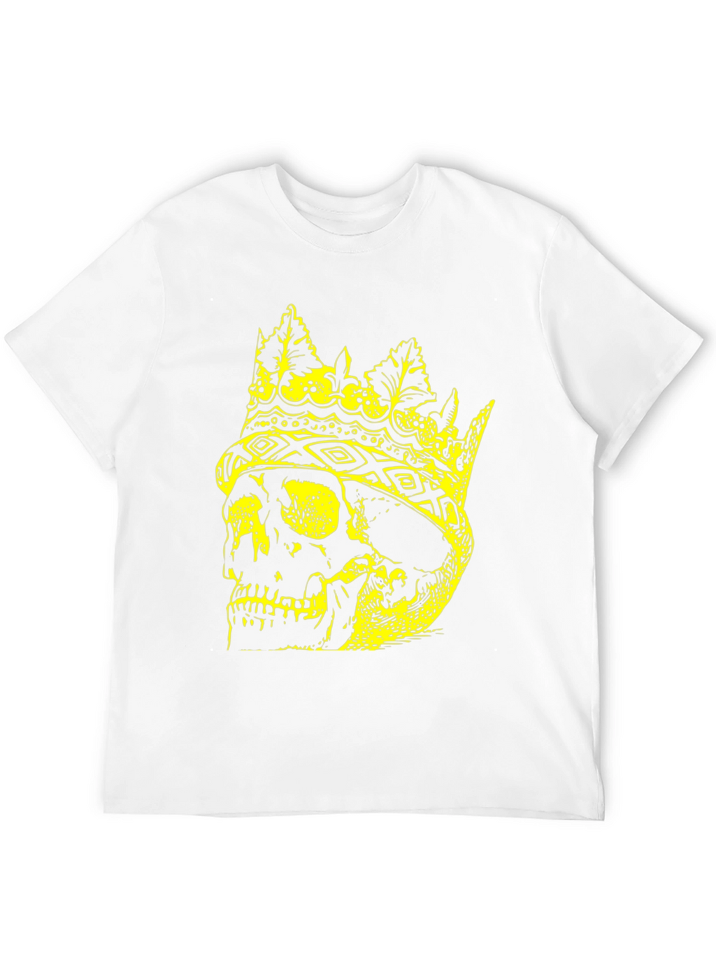 King Skull Graphic T-Shirt - Black