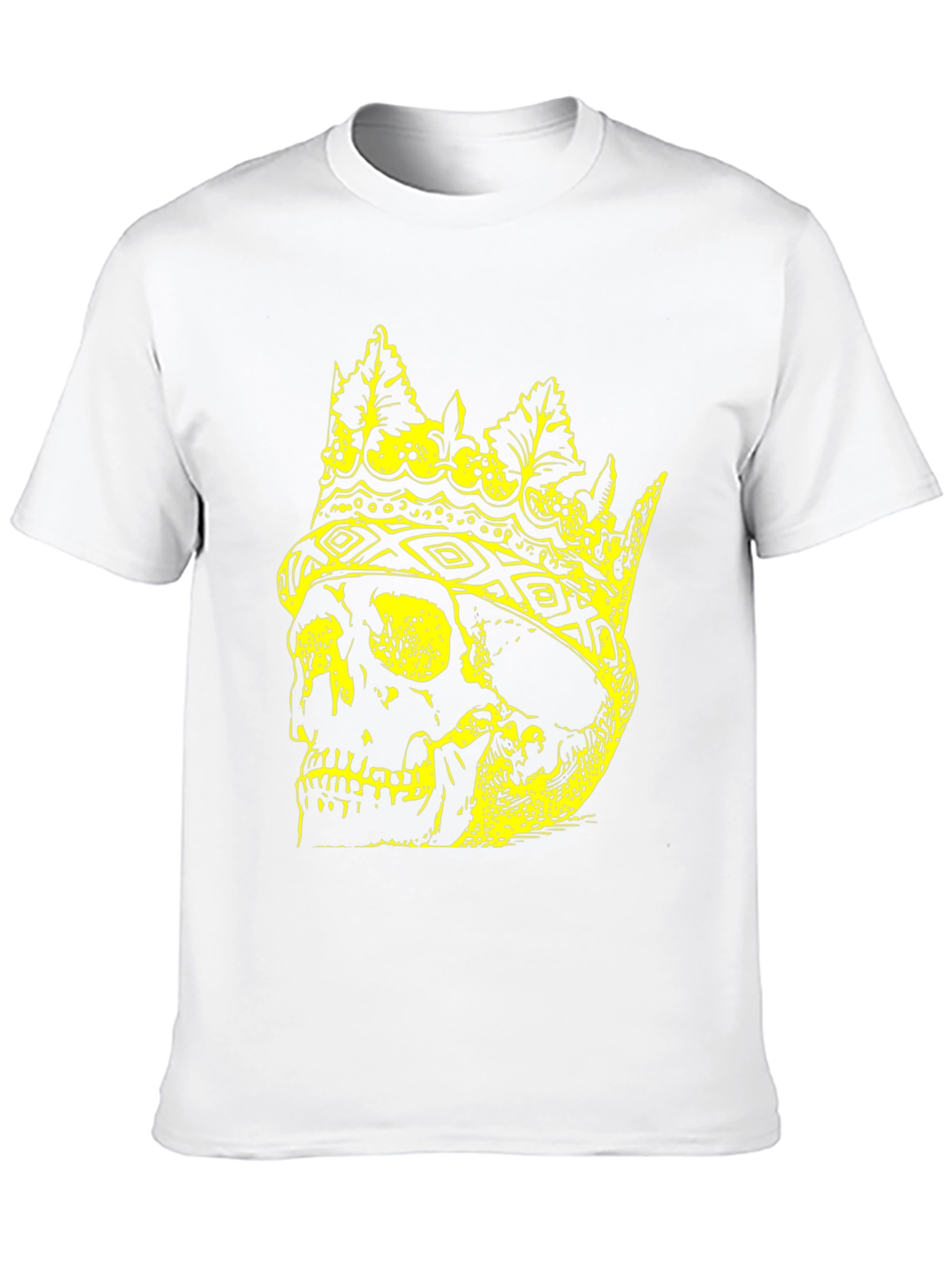 King Skull Graphic T-Shirt - Black