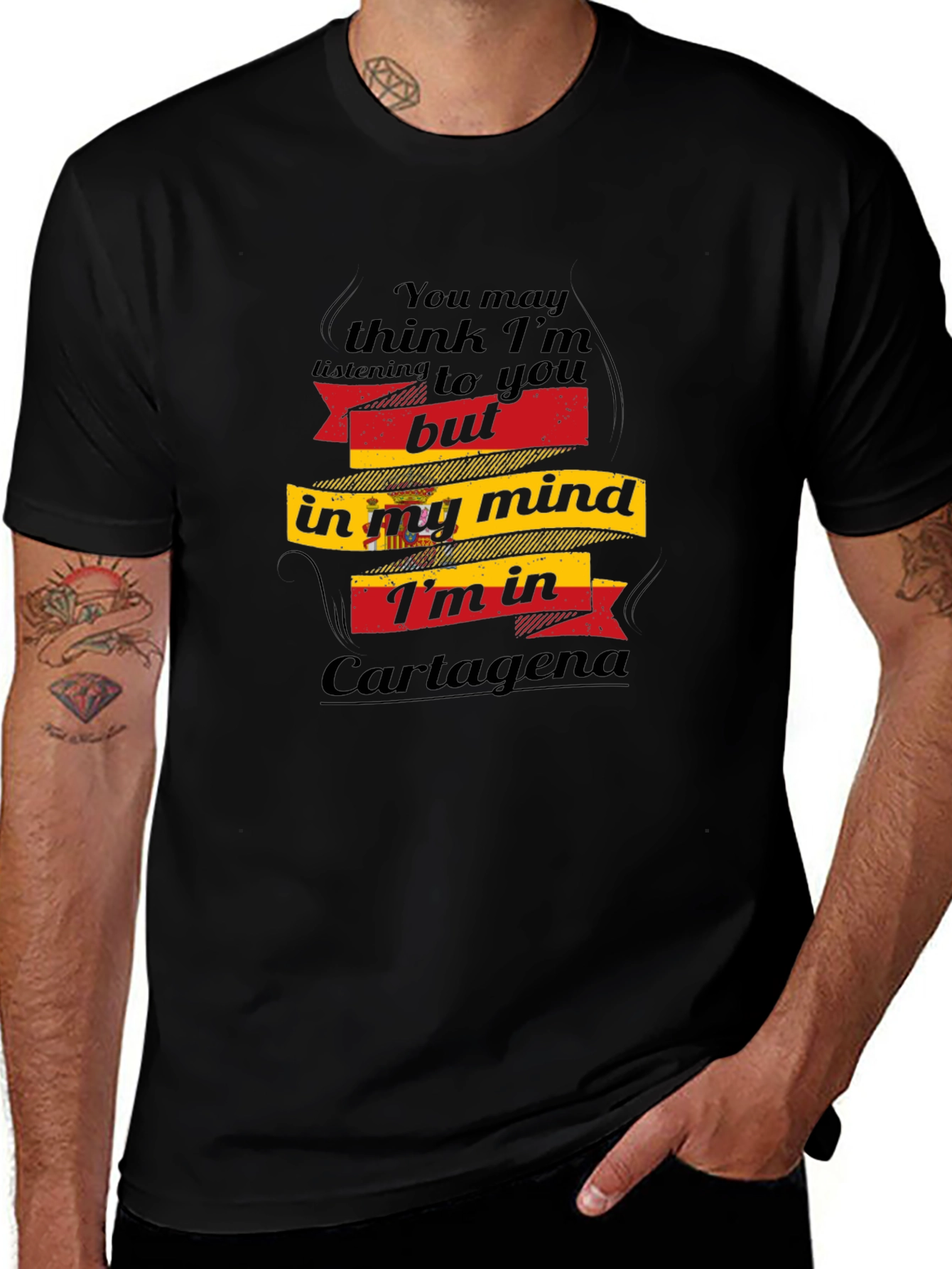 Cartagena Mind T-Shirt - Novelty Travel Shirt