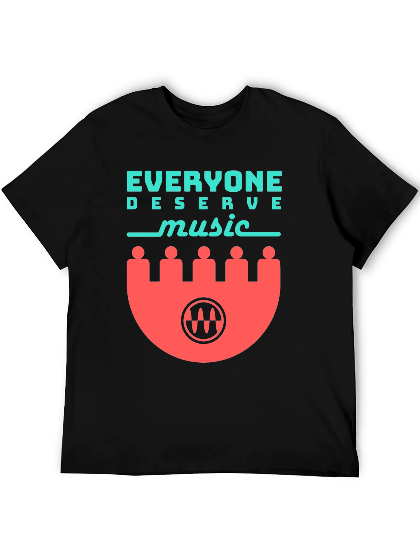 Everyone Deserves Music Graphic Tee - Black