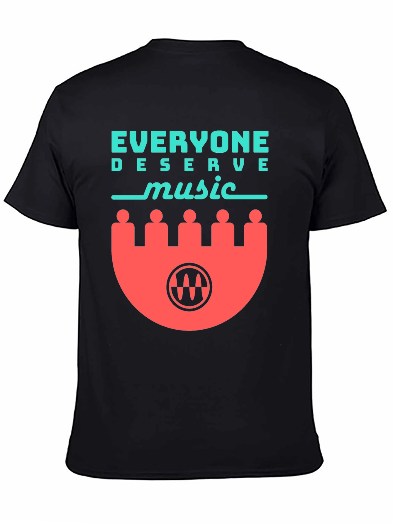 Everyone Deserves Music Graphic Tee - Black