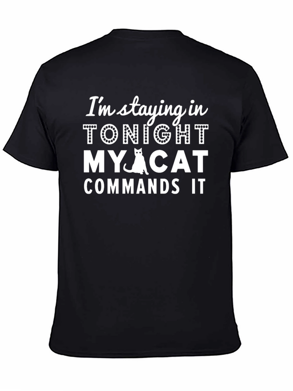 Stay In Tonight Cat Graphic Tee