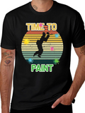 Time To Paint T-Shirt - Paintball Design
