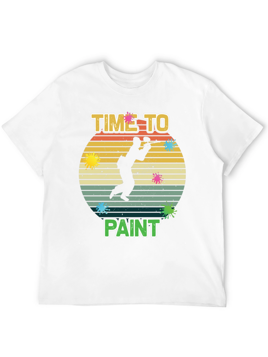 Time To Paint T-Shirt - Paintball Design