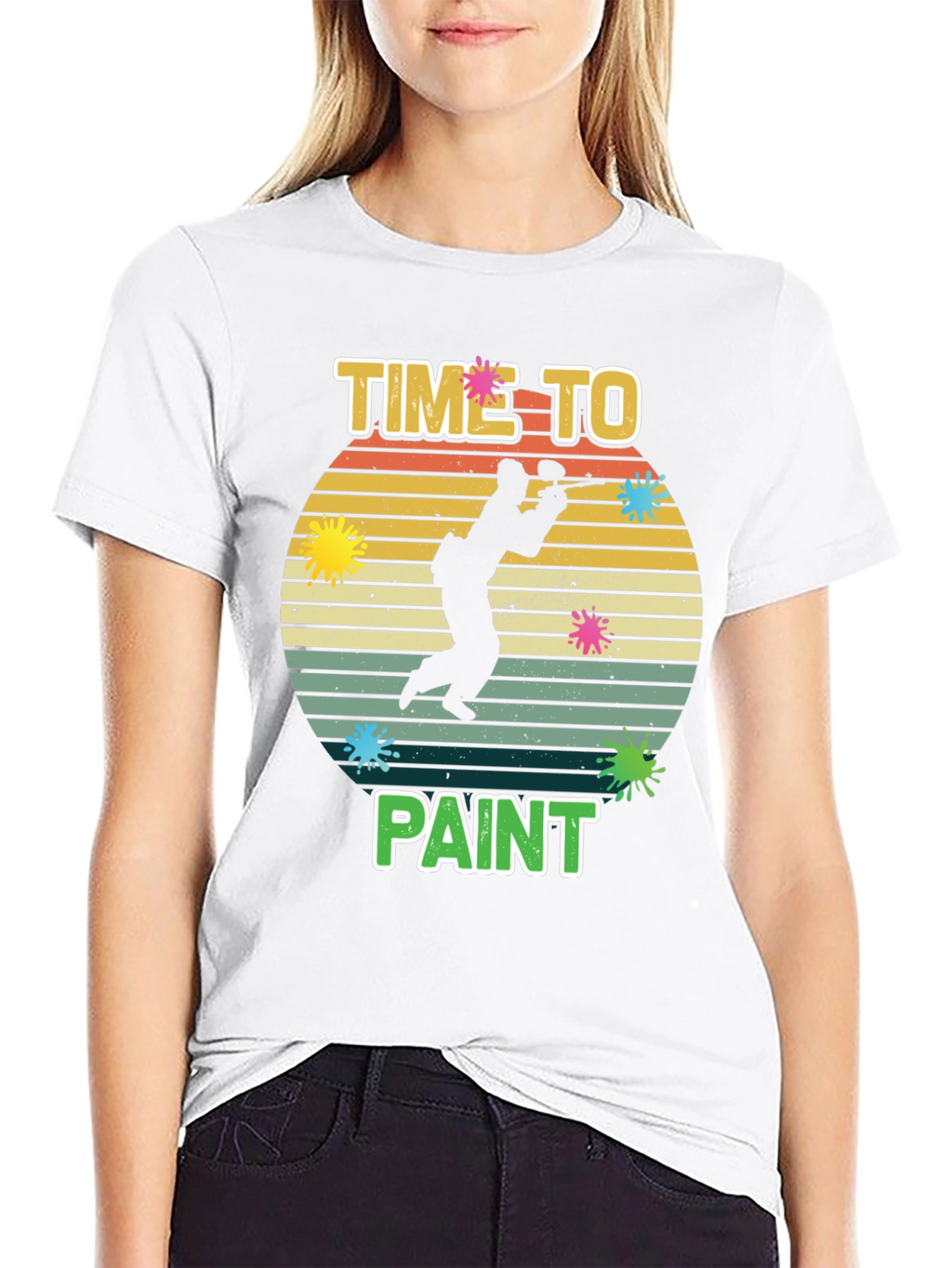 Time To Paint T-Shirt - Paintball Design