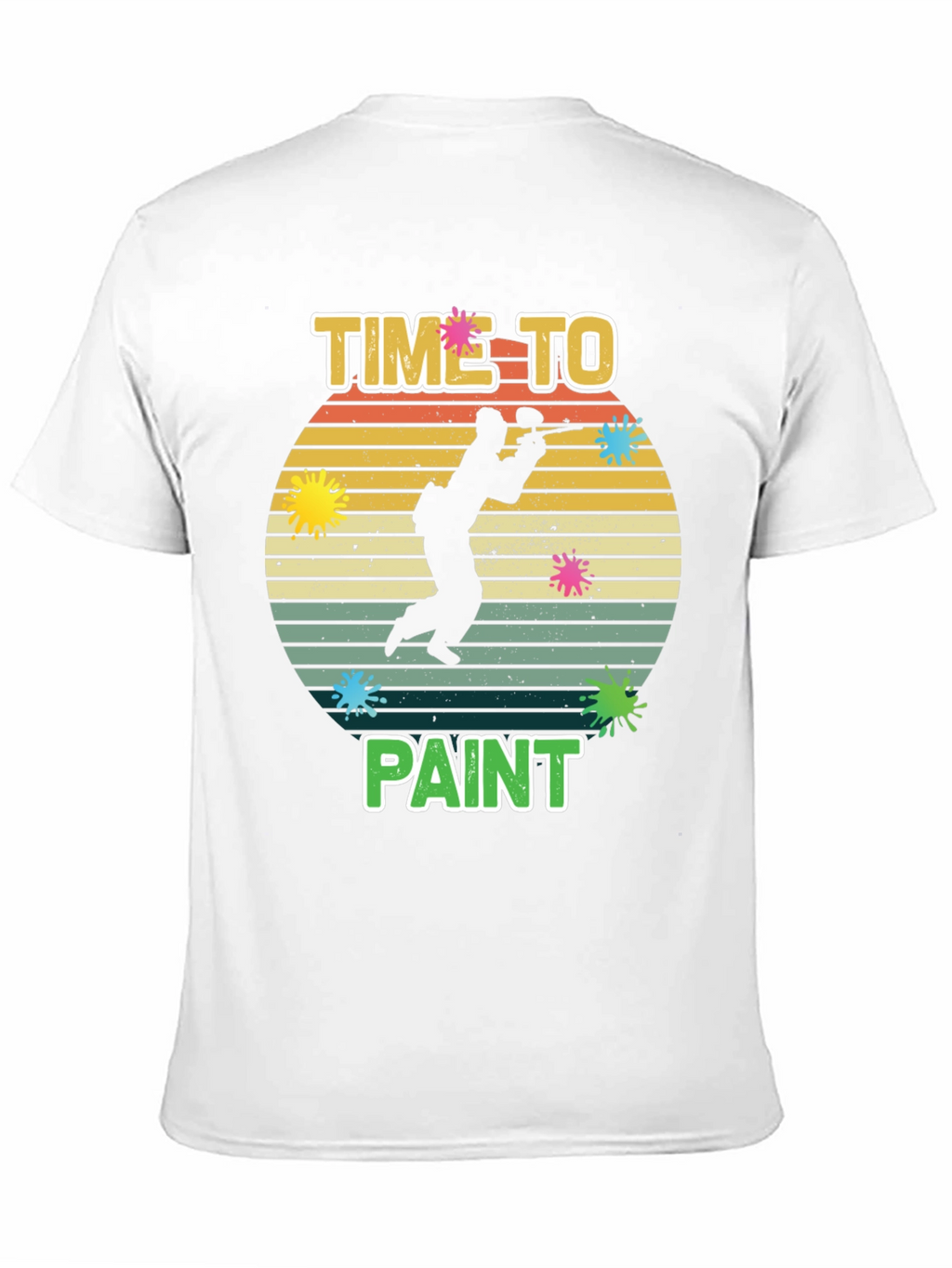 Time To Paint T-Shirt - Paintball Design
