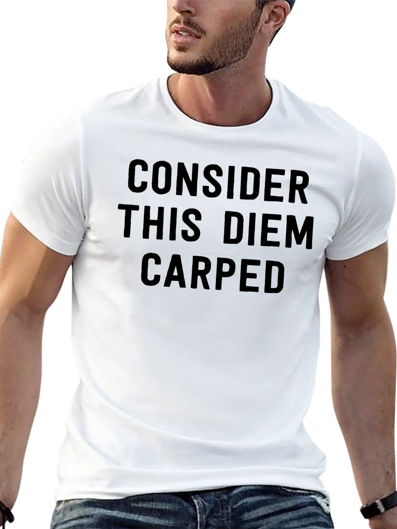Consider This Diem Carped Black T-Shirt