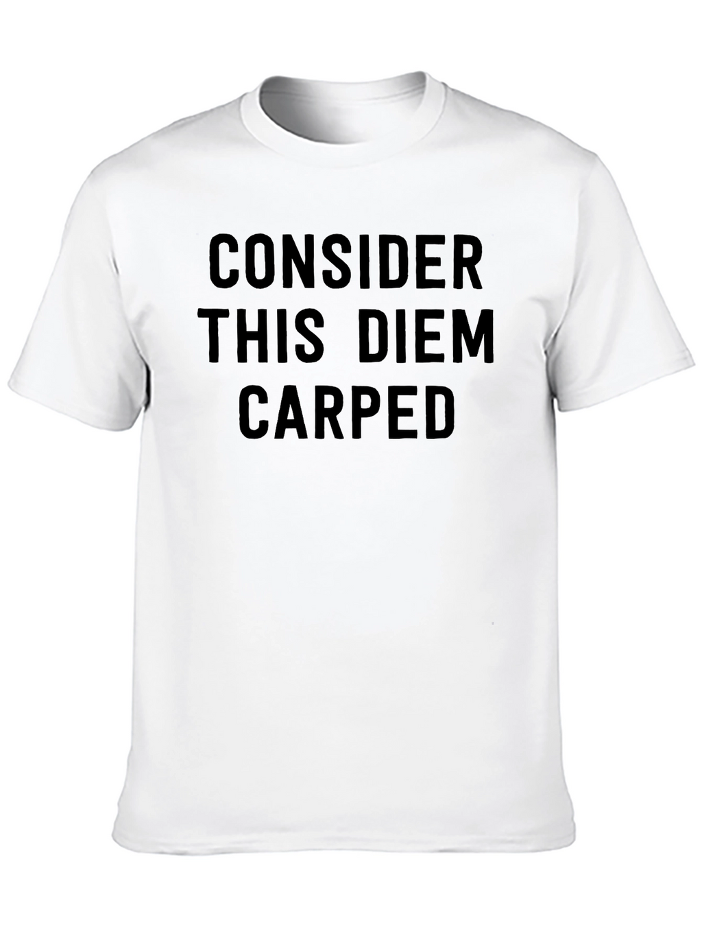 Consider This Diem Carped Black T-Shirt