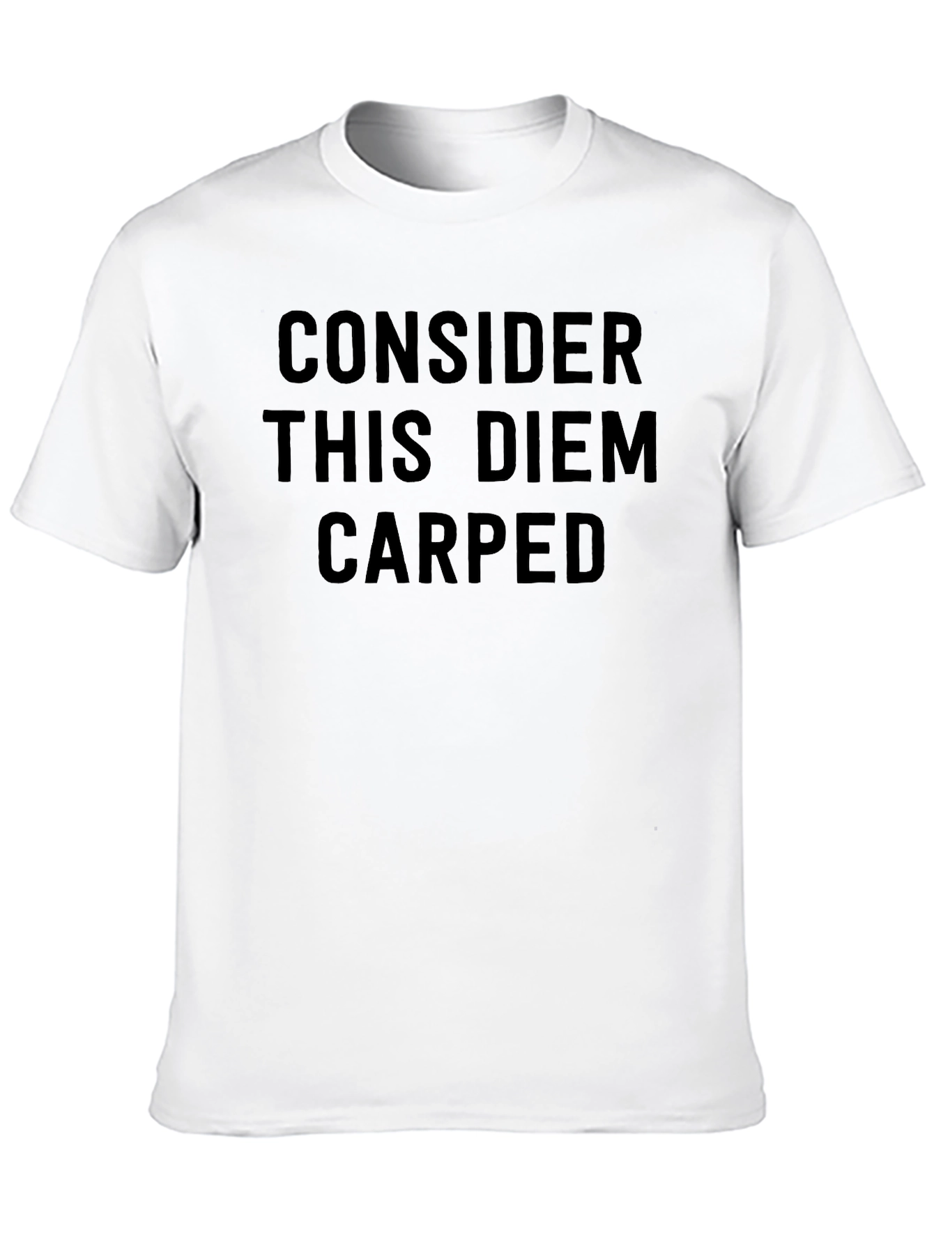 Consider This Diem Carped Black T-Shirt