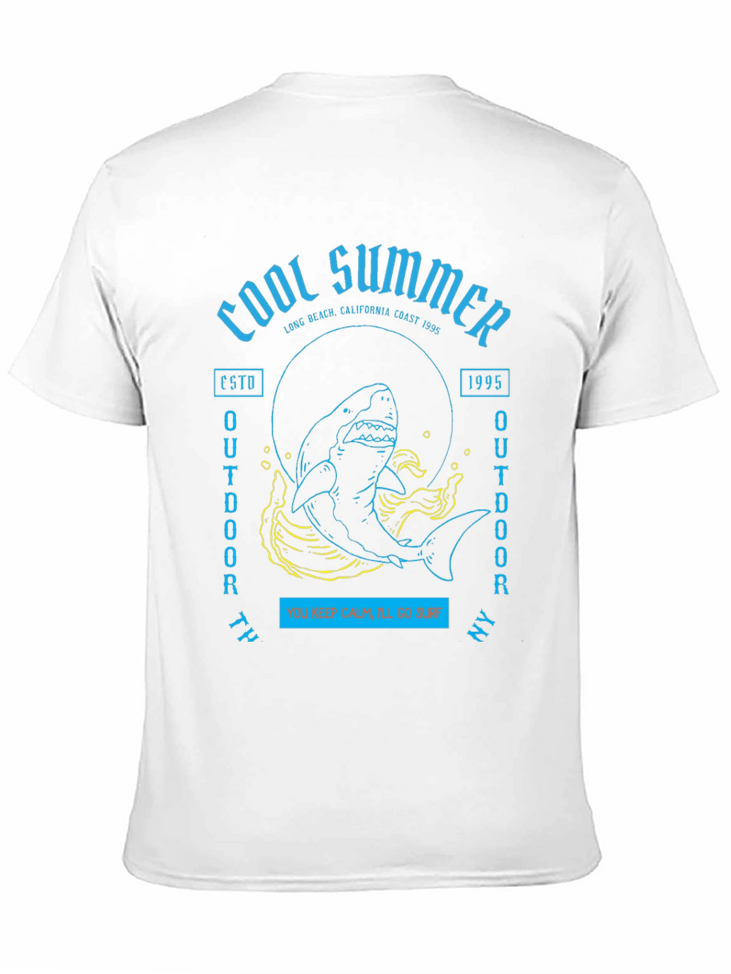 Cool Summer Shark Graphic T-Shirt
