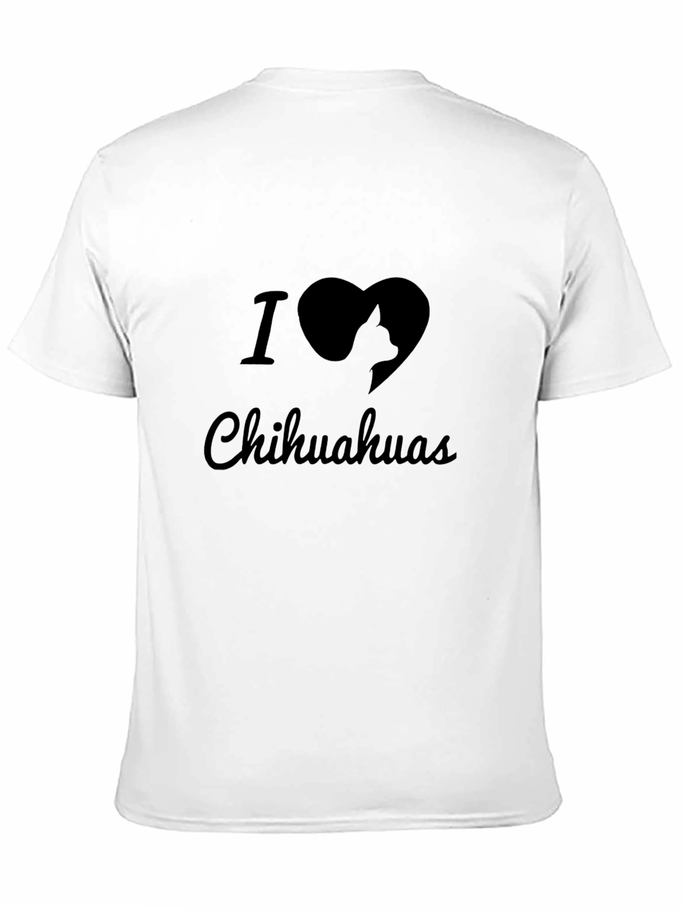 I Heart Chihuahuas Black T-Shirt