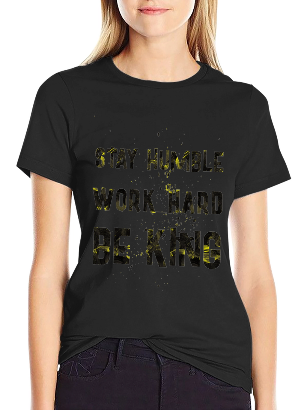 Stay Humble Boxing Black T-Shirt
