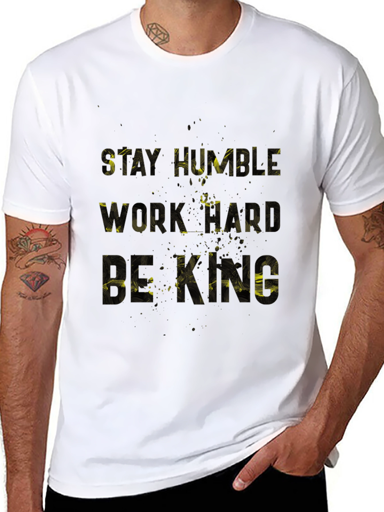 Stay Humble Boxing Black T-Shirt