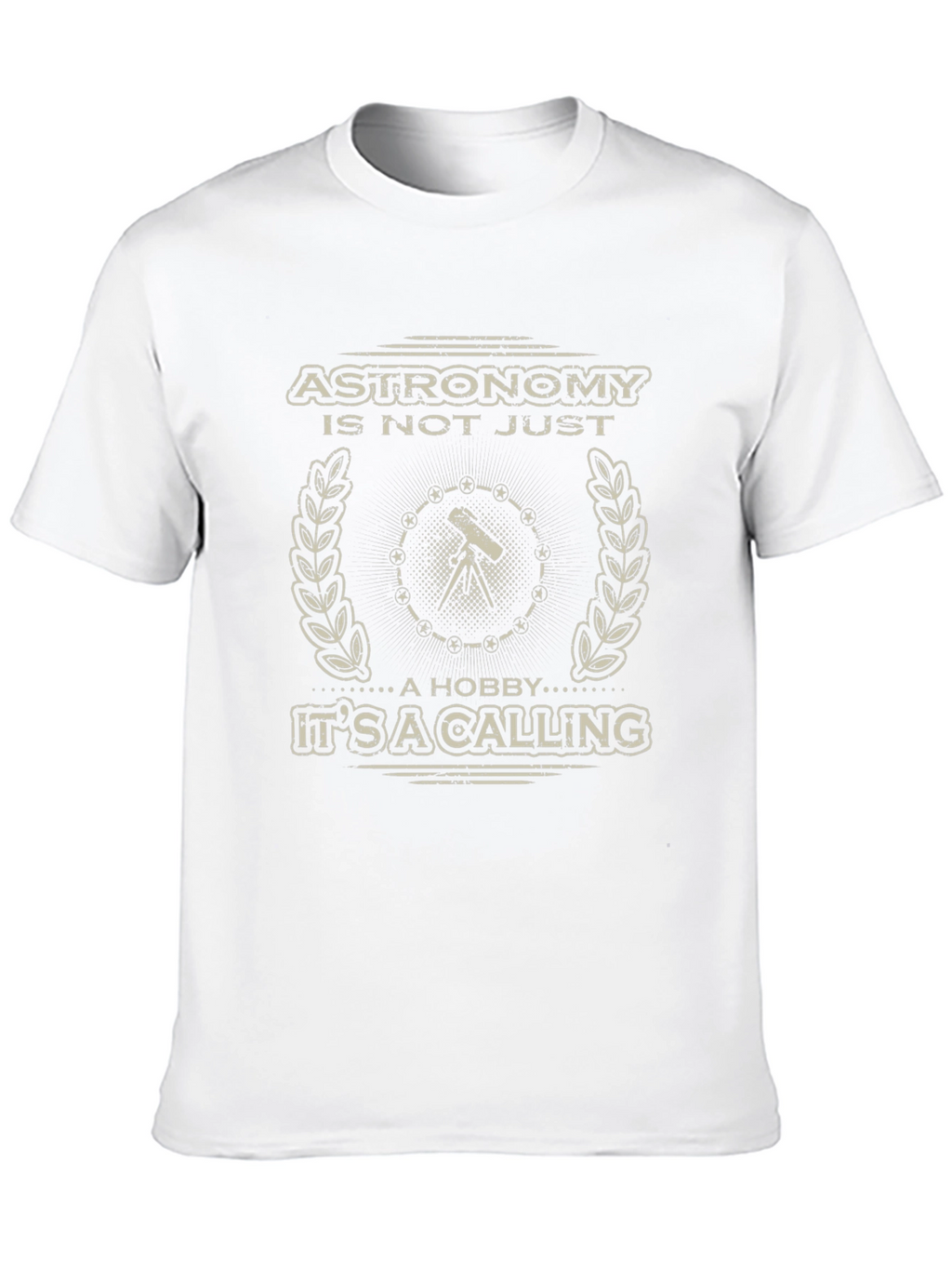 Astronomy Calling Black T-Shirt - Hobby Tee