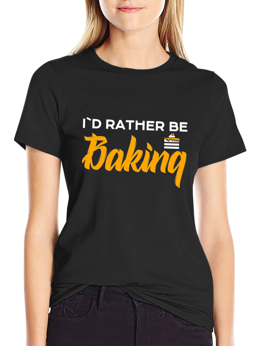 Id Rather Be Baking T-Shirt
