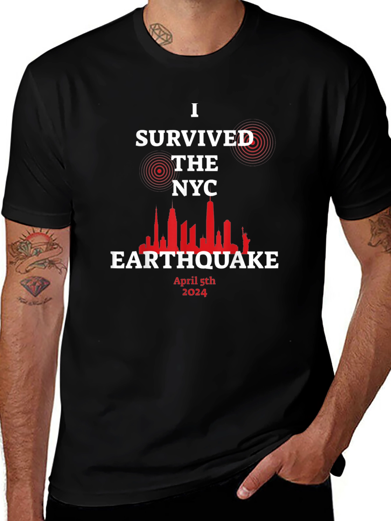 I Survived the NYC Earthquake April 5th 2024 T-Shirt