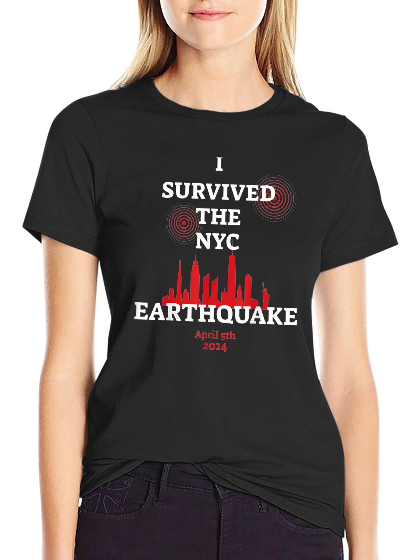 I Survived the NYC Earthquake April 5th 2024 T-Shirt
