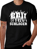 Schlager Party T-Shirt - Black