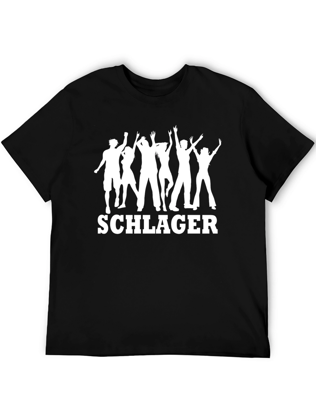 Schlager Party T-Shirt - Black