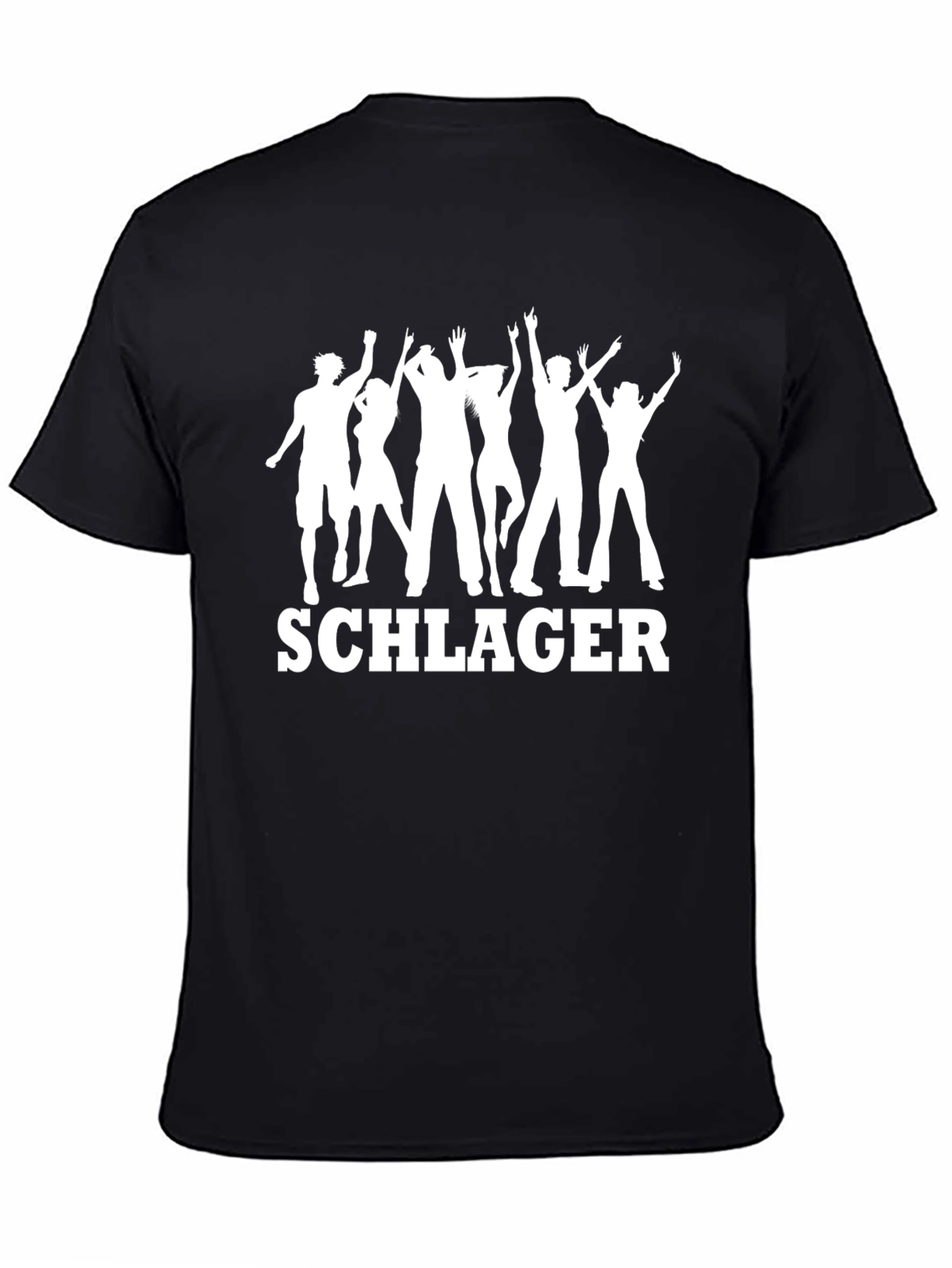 Schlager Party T-Shirt - Black