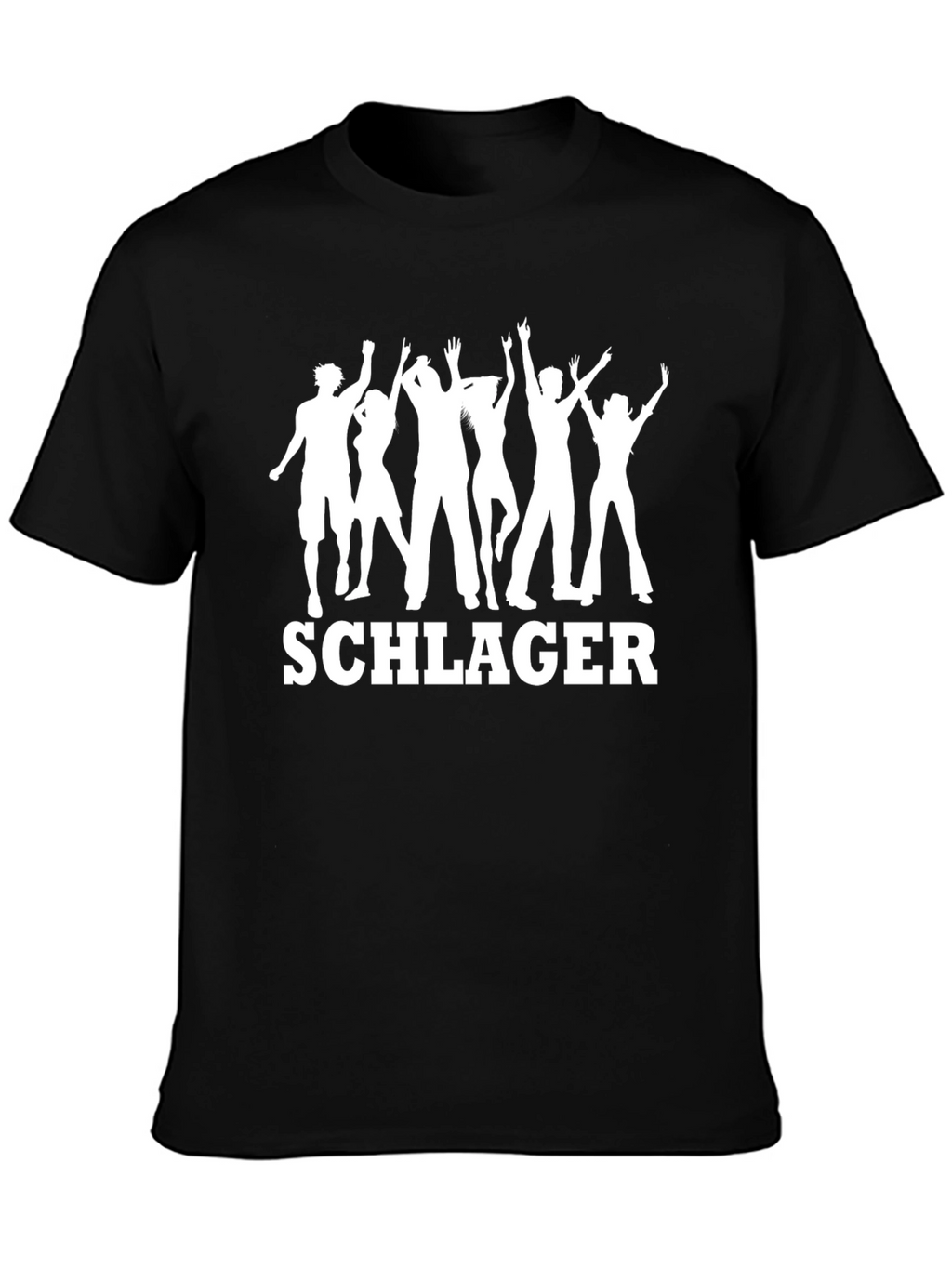 Schlager Party T-Shirt - Black