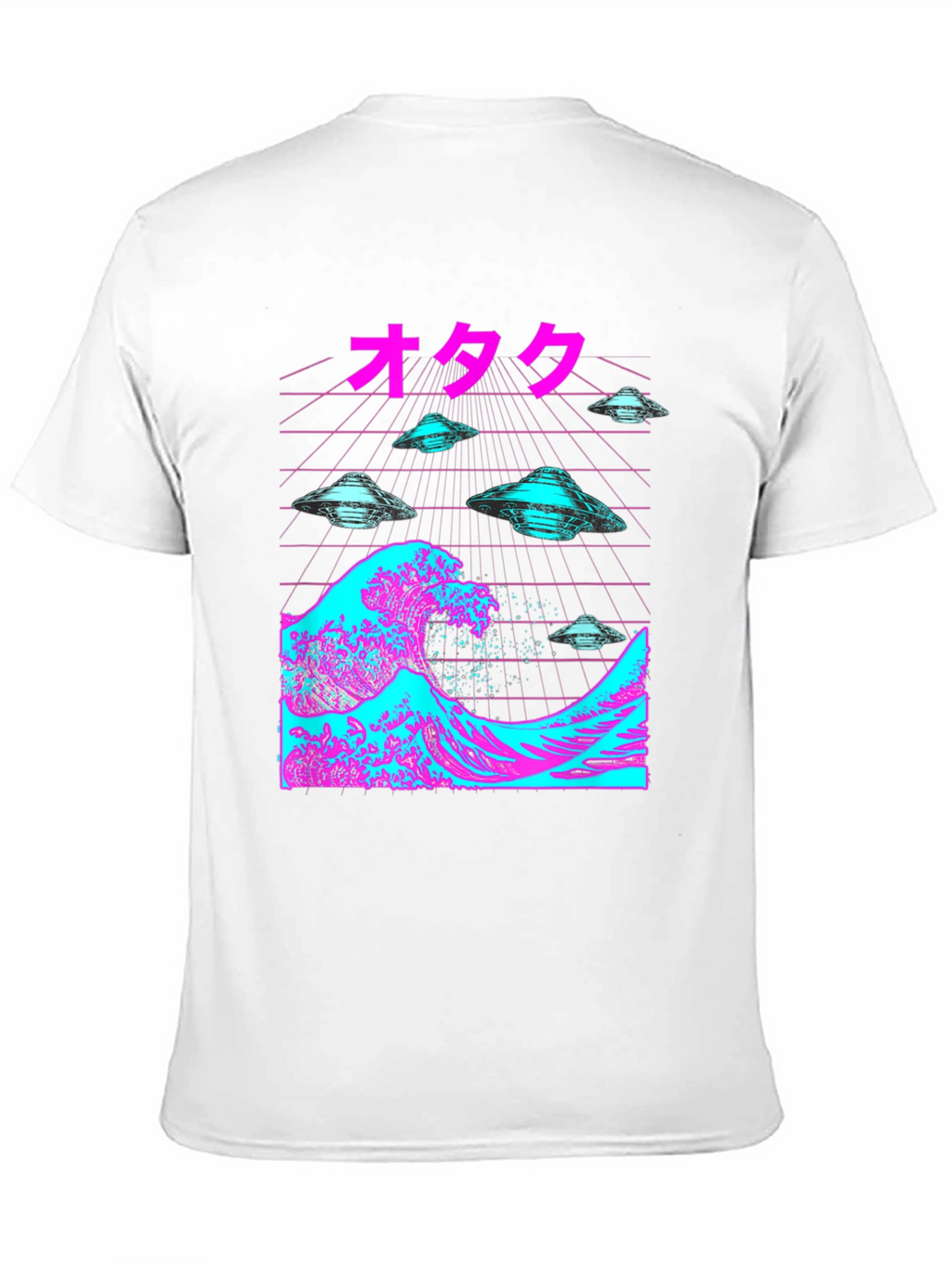 Otaku Wave UFOs Black T-Shirt