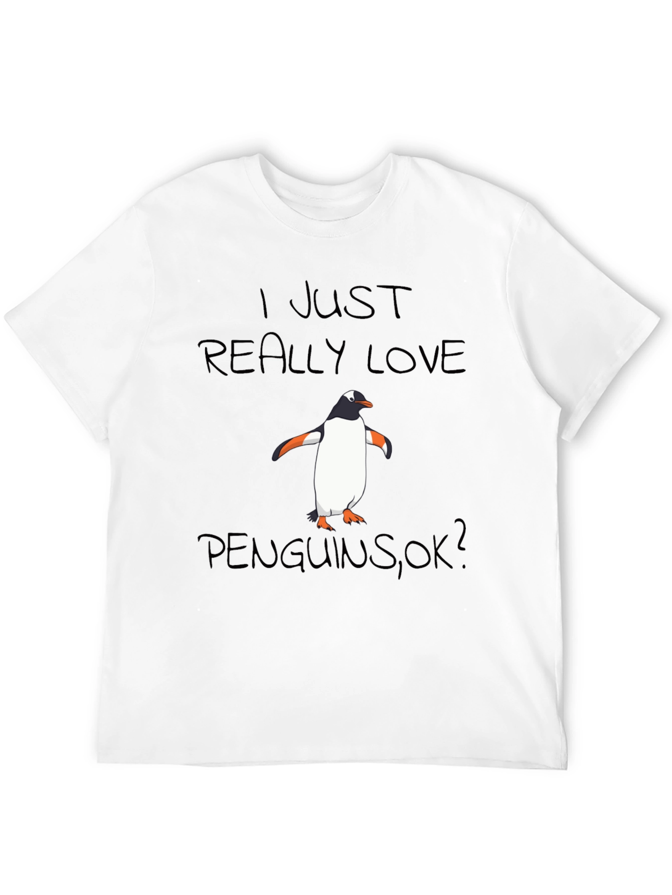 Penguin Lover Black T-Shirt
