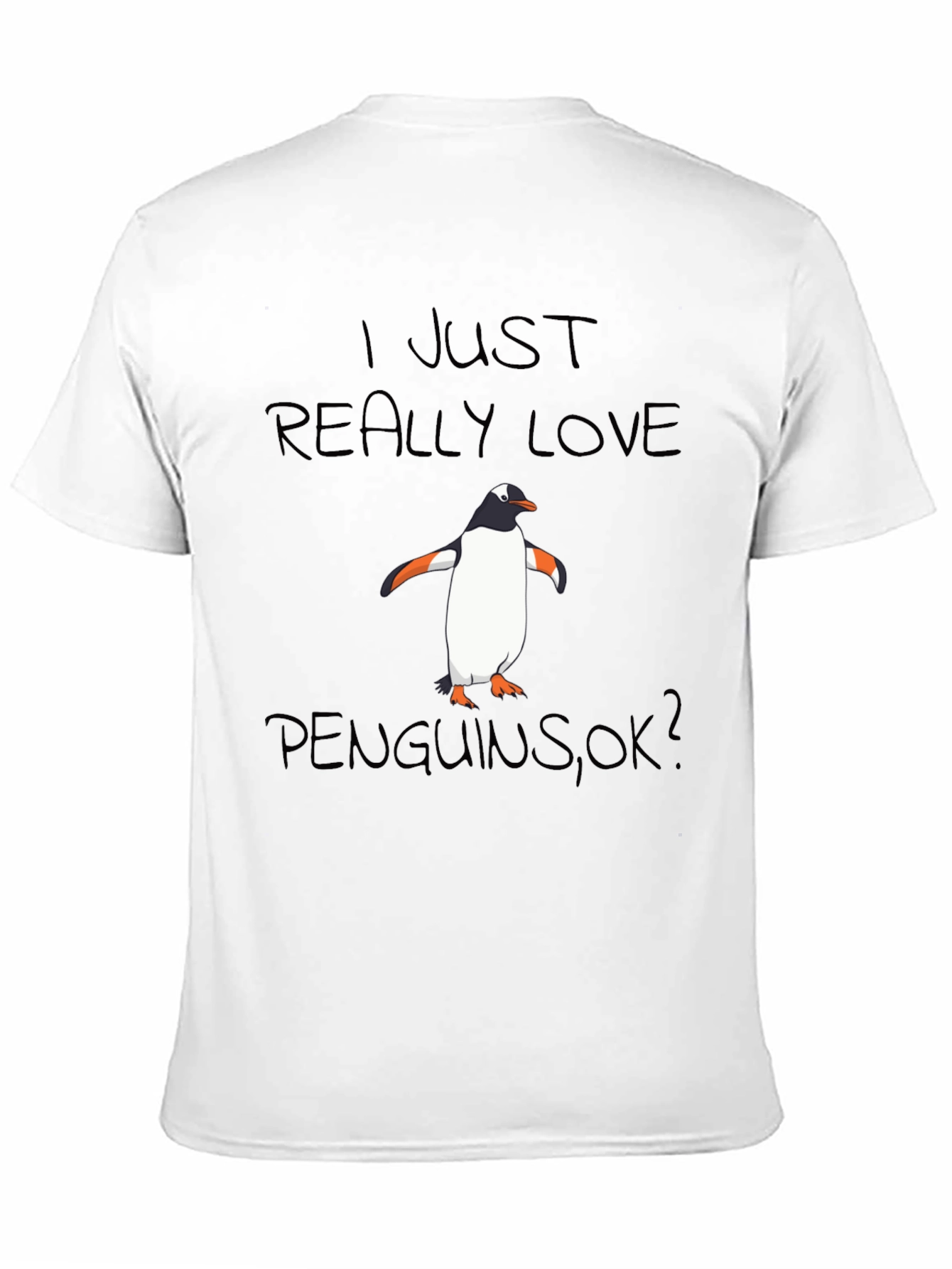 Penguin Lover Black T-Shirt