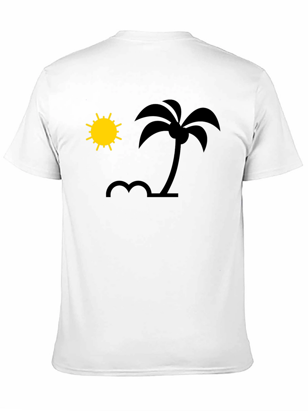 Tropical Vibes Black T-Shirt