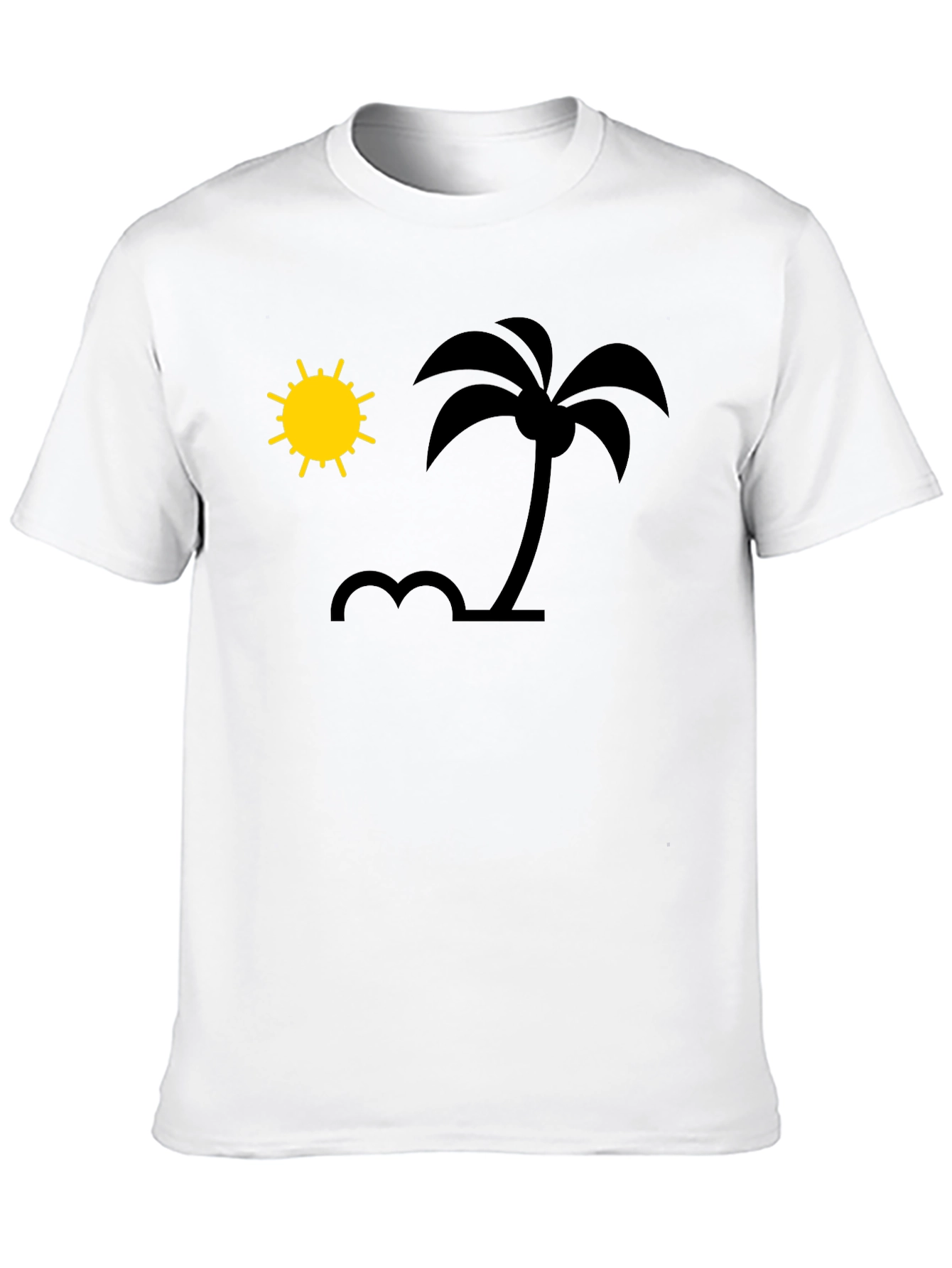 Tropical Vibes Black T-Shirt