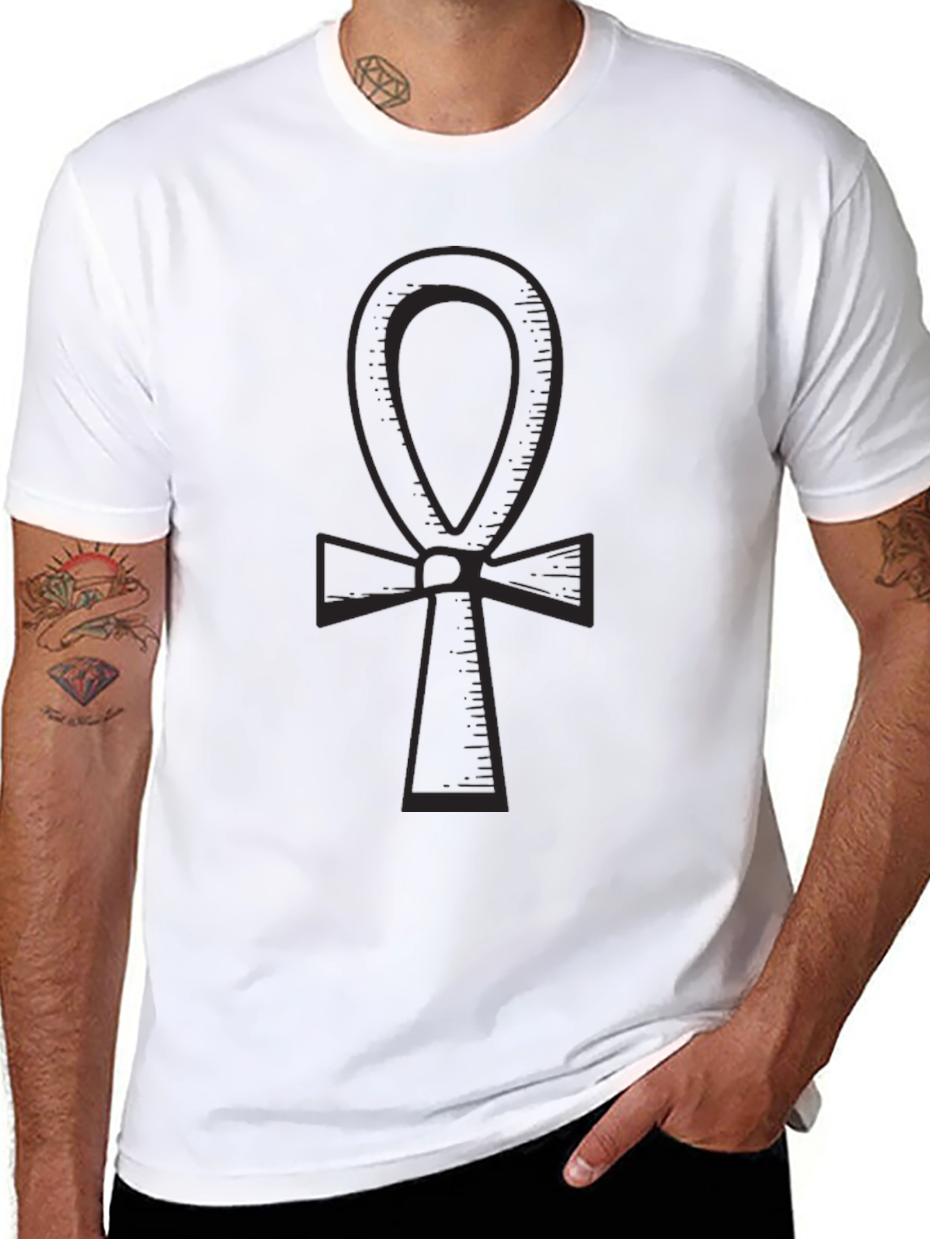 Ankh T-Shirt - Symbol of Life Ancient Egyptian Cross