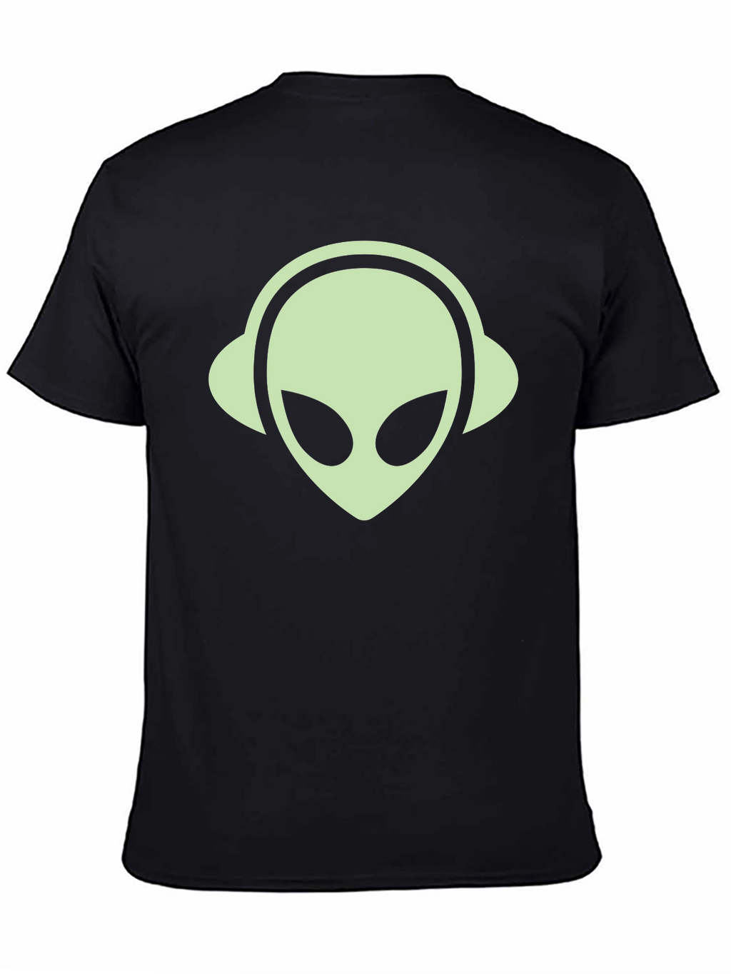 Alien DJ T-Shirt - Black Graphic Tee