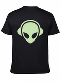 Alien DJ T-Shirt - Black Graphic Tee