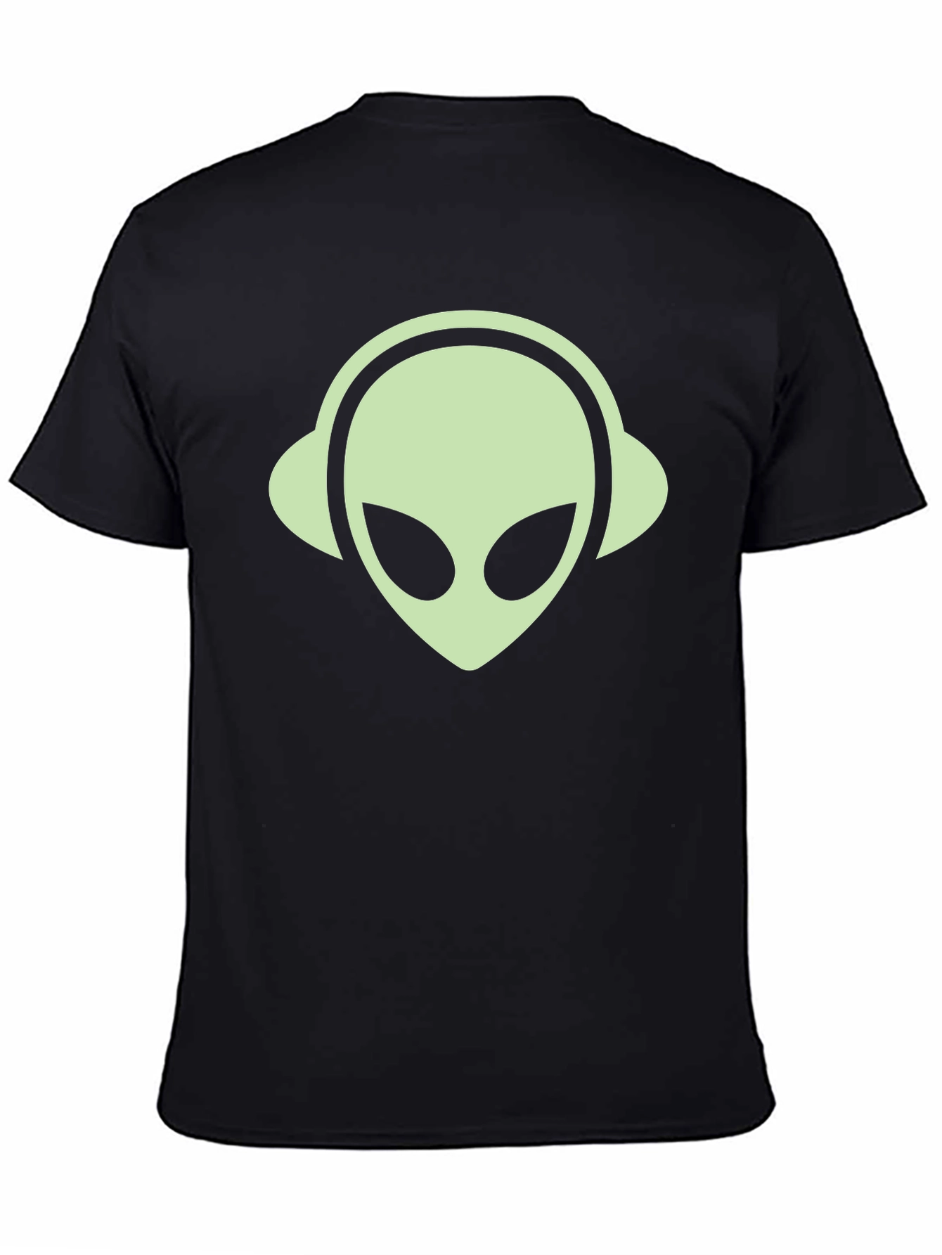Alien DJ T-Shirt - Black Graphic Tee