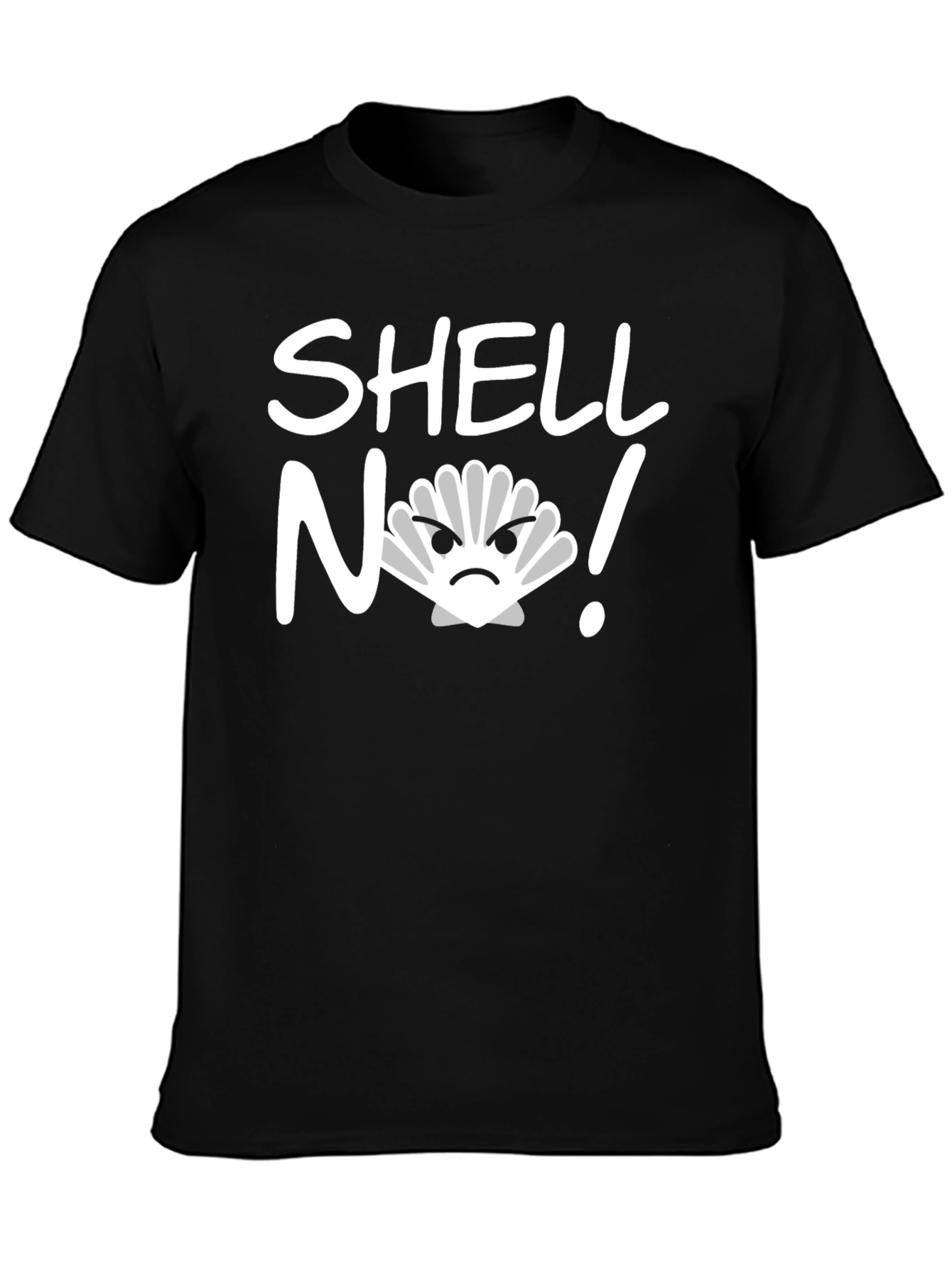Shell No! Funny Graphic Novelty T-Shirt