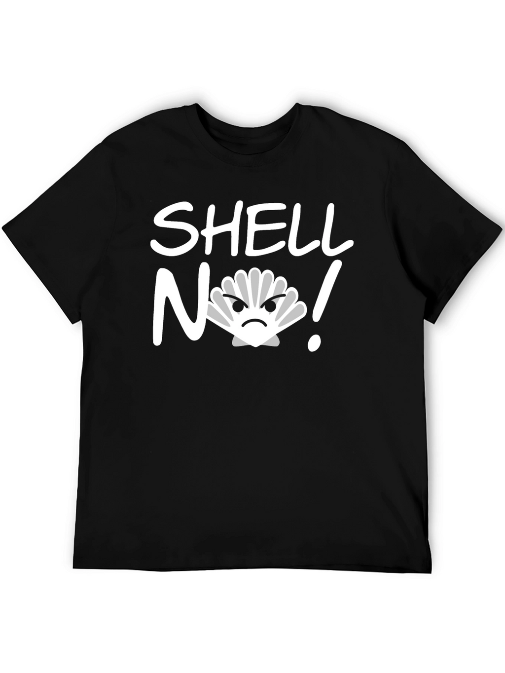 Shell No! Funny Graphic Novelty T-Shirt