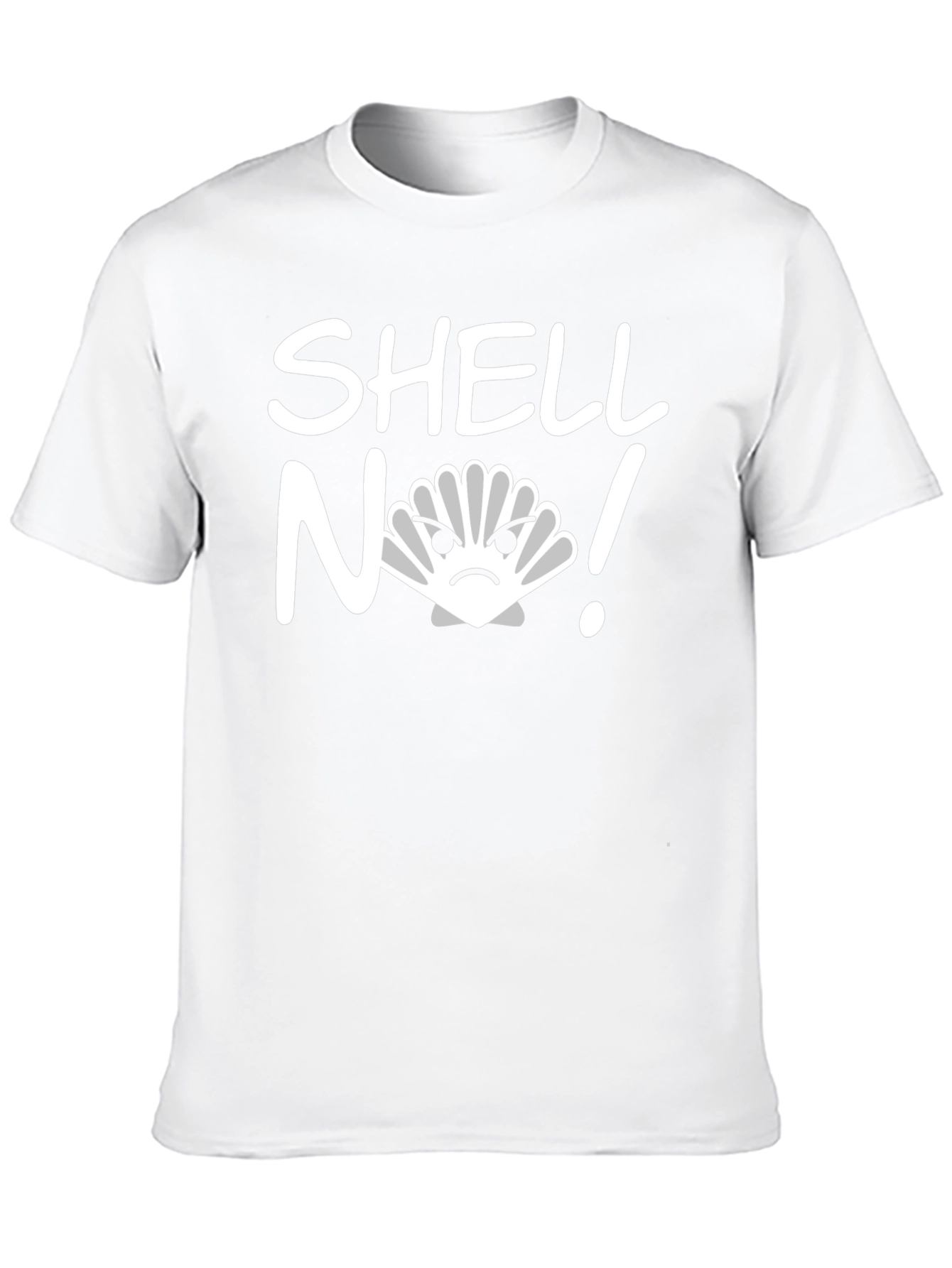 Shell No! Funny Graphic Novelty T-Shirt