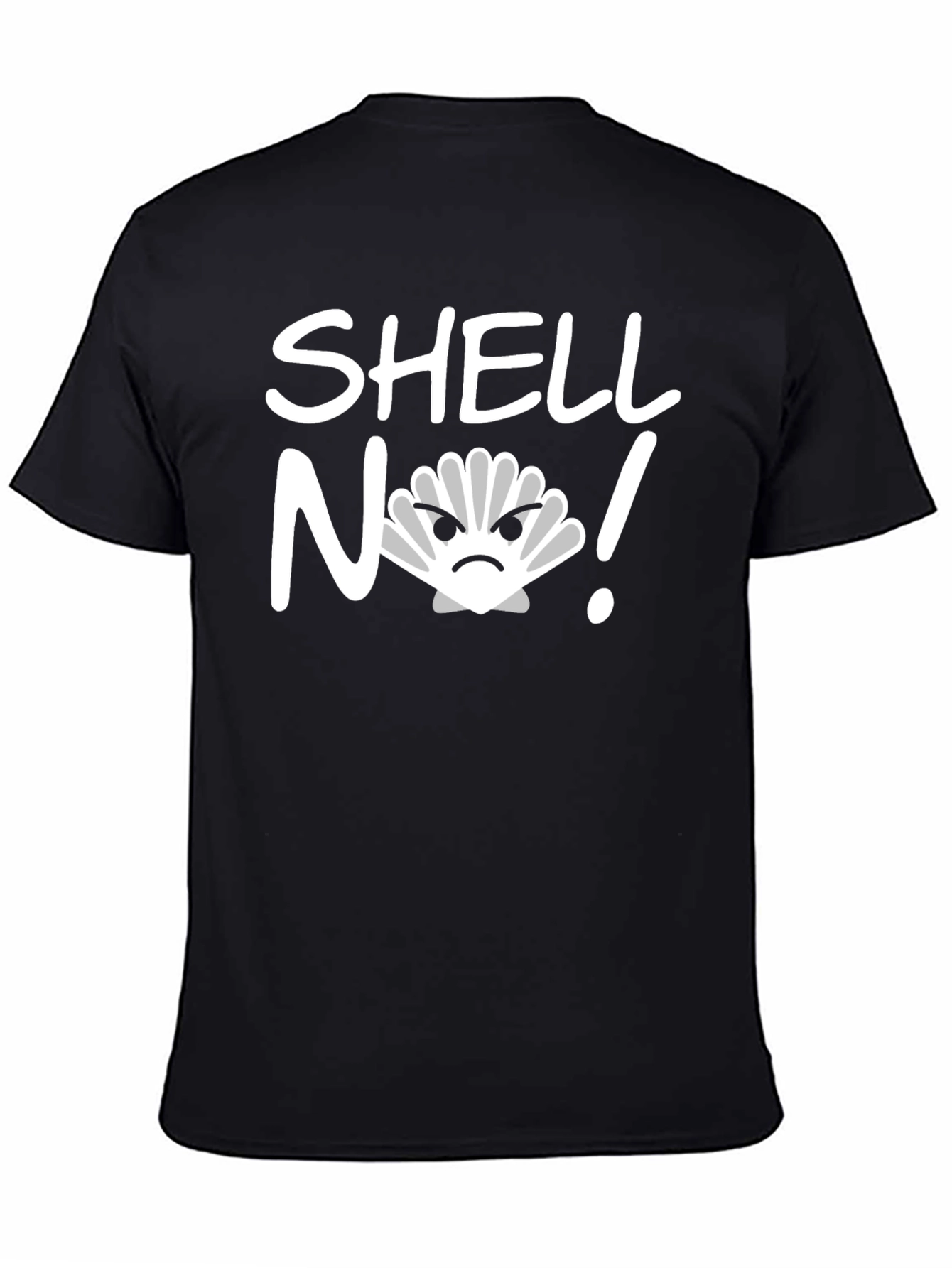 Shell No! Funny Graphic Novelty T-Shirt