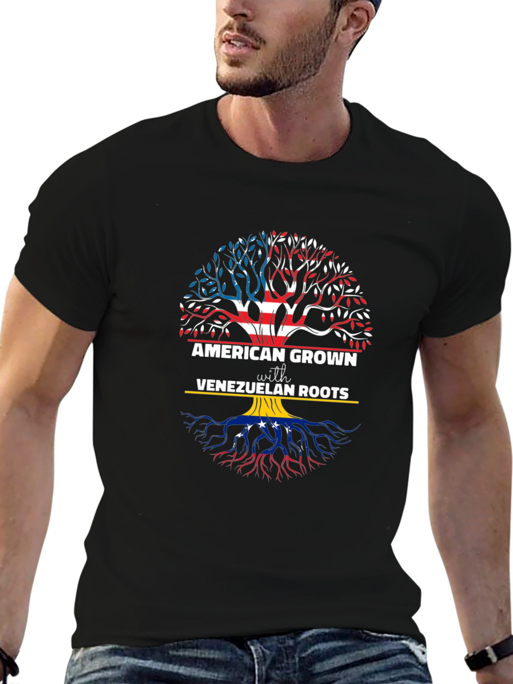 American Grown Venezuelan Roots T-Shirt